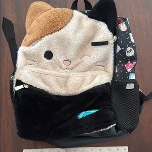 Squishmallows Black and Tan Panda Bag Plush Accessory